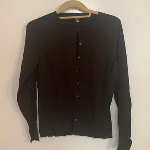 Ann Taylor, dark brown cardigan, M